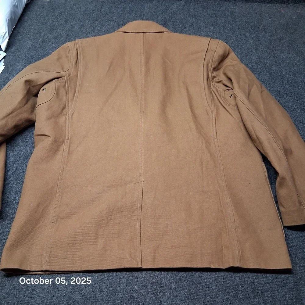 Duluth Trading Co‎ Mens Fire Hose Lightweight Presentation Jacket Size XLT Brown
